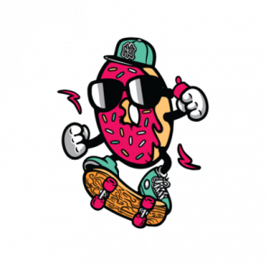 Vintage Donut Skater Tshirt