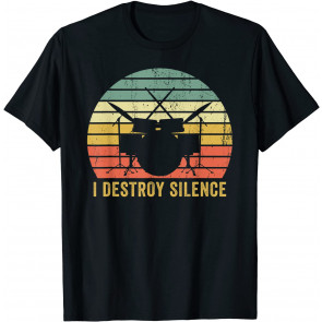 Vintage Drummer Destroy Silence T-Shirt