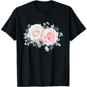 Vintage Flower Rose Floral  T-Shirt