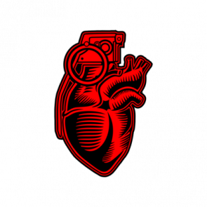 Vintage Grenade Heart Tshirt