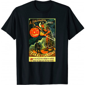 Vintage Halloween Witch T-Shirt