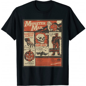 Vintage Horror Movie Poster Horror Terror Old Time Halloween T-Shirt