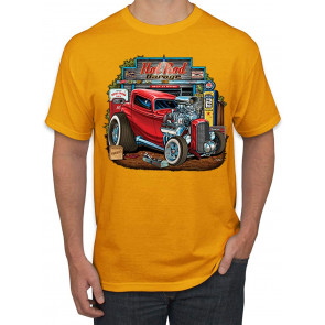 Vintage Hot Rod Old Garage Cars And Trucks T-Shirt
