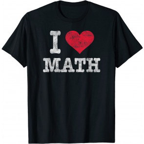 Vintage I Love Math T-Shirt