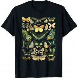 Vintage Inspired Butterfly Chart T-Shirt