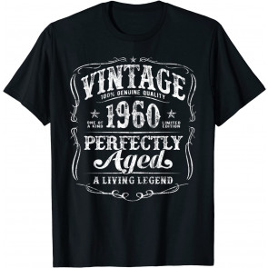 Vintage Legends Made In 1960 Old 61st Birthday T-Shirt