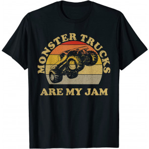 Vintage Monster Trucks Are My Jam  T-Shirt