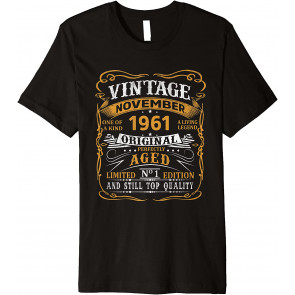 Vintage November 1961 Limited Edition 60 Years Old Men Women T-Shirt
