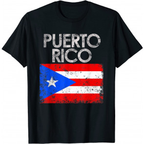 Vintage Puerto Rico Puerto Rican Flag Pride Gift T-Shirt