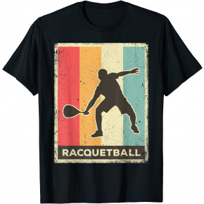 Vintage Racquetball Sport Retro Poster Gift T-Shirt