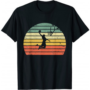 Vintage Retro Basketball Dunk  T-Shirt