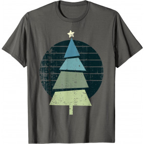 Vintage Retro Christmas Tree Xmas Holiday Season Gift T-Shirt