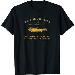 Vintage Retro Colorado Fly Fishing T-Shirt