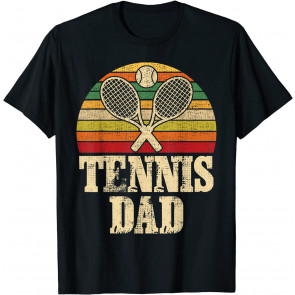 Vintage Retro Tennis Dad Father's Day Present T-Shirt
