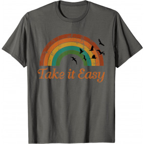 Vintage Retro Weathered Look Take It Easy T-Shirt