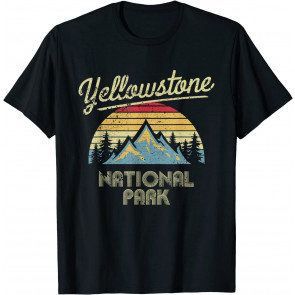 Vintage Retro Yellowstone National Park T-Shirt