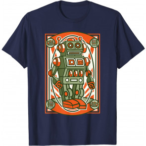 Vintage Robot Old School Toys Graphic T-Shirt