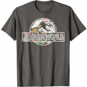 Vintage Rose Floral Logo T-Shirt