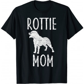 Vintage Rottweiler Mom Gift Rott Dog Owner Rottie Mother T-Shirt