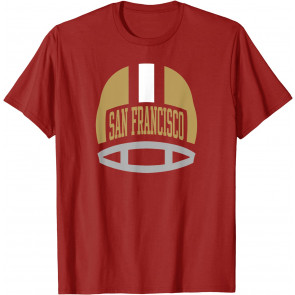 Vintage San Francisco Football Helmet Game Day T-Shirt