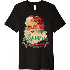 Vintage Santa Claus St Nicholas Old Fashioned Christmas T-Shirt