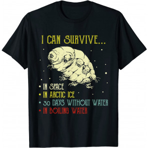 Vintage Science Tardigrade Gift Microbiology Water Bear T-Shirt
