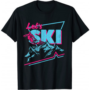 Vintage Ski Outfit 80s 90s Ski Clothes - Retro Ski T-Shirt