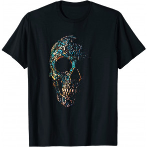 Vintage Sugar Antique Skull Day Of The Dead T-Shirt