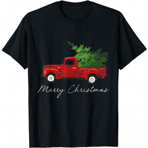 Vintage Wagon Christmas T-Shirt