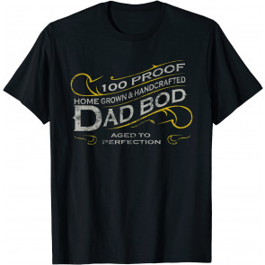 VINTAGE WHISKEY LABEL DAD BOD T-Shirt