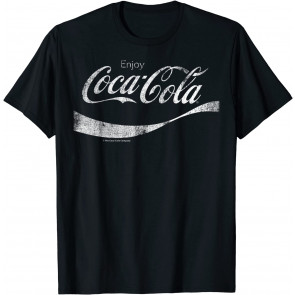 Vintage White Enjoy Logo T-Shirt