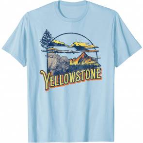 Vintage Yellowstone National Park Retro 80's Style T-Shirt