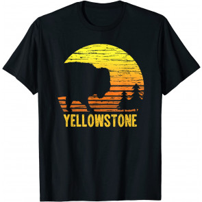 Vintage Yellowstone National Park Retro Travel Gift T-Shirt