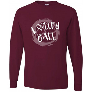 Volleyball Distressed Ball T-Shirt