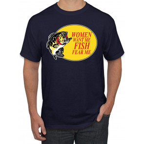 Want Me Fish Fear Me Fishing T-Shirt