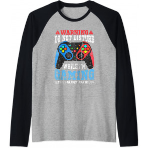 Warning Do Not Disturb While Gaming T-Shirt