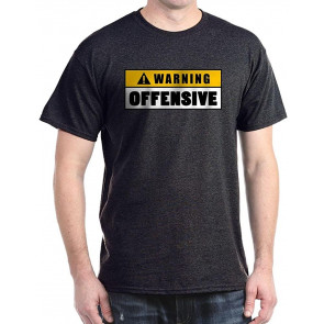 Warning Offensive Lockout Dark T Cotton T-Shirt