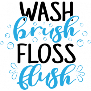 Wash Brush Floss Flush T-Shirt