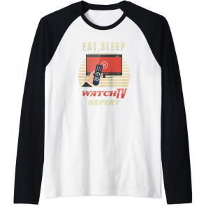 Watch TV Inspired Nap And TV Related Television Lover Design T-Shirt