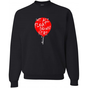 We All Float Down Here Red Balloon Sweat T-Shirt