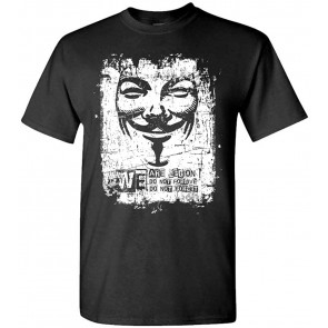 WE Are Legion Guy Fawkes Computer Hacker T-Shirt