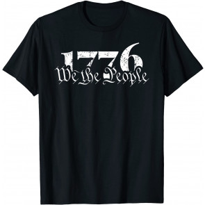 We The People, Patriotic Vintage Old, 4th Of July 1776 T-Shirt
