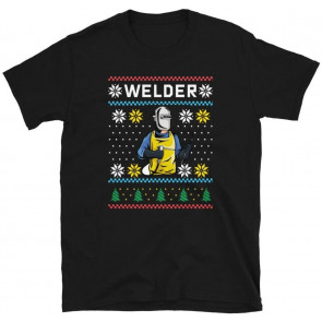 Welder Knit Ugly Christmas  Gift T-Shirt