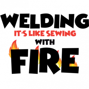 Welding Is Like Sewing With Fire  Welding Shirt  Funny Welder Tshirt