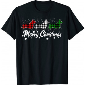 Welsh Corgi Christmas Red White Green Dog Lover Xmas Gift T-Shirt