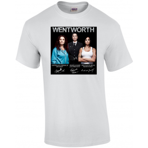 Wentworth Prison Franky Doyle Bea Smith Cast Signed Movie Film T-Shirt