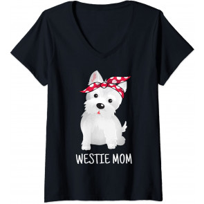 Westie Mom West Highland White Terrier Dog Lovers Gift T-Shirt
