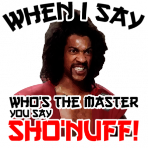 When I Say Whos The Master You Say Shonuff The Last Dragon Tshirt  80s Tshirt