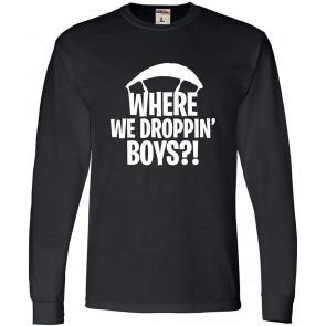 Where We Dropping Boys T-Shirt