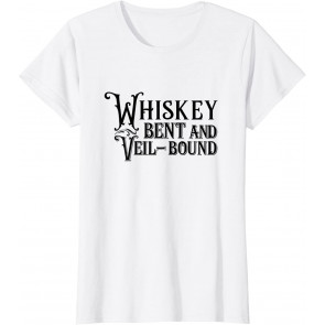 Whiskey Bent And Veil-bound, Country Bachelorette Party T-Shirt